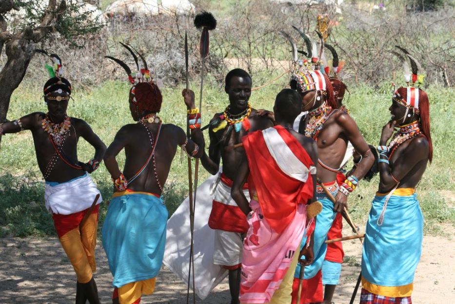 Hombres Massai1 Kenia